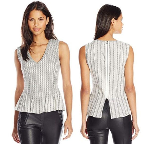 BCBGMaxAzria Tops - BCBGMaxAzria Haily Peplum Top